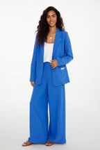 Marynarka z lnem Blue Margarita
