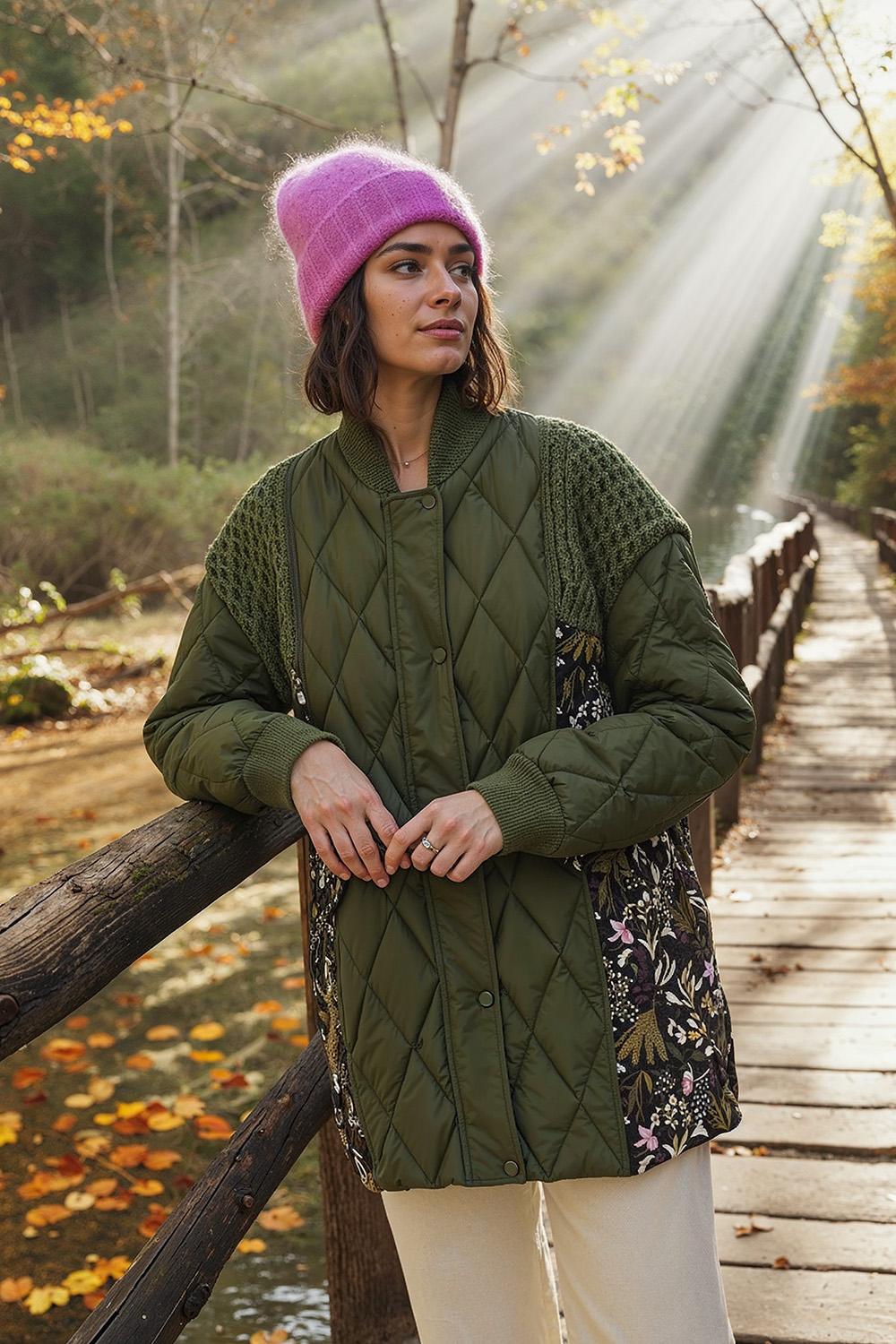 Kurtka pikowana Soft Jungle