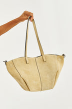 Torebka skórzana typu shopper Silky Glow