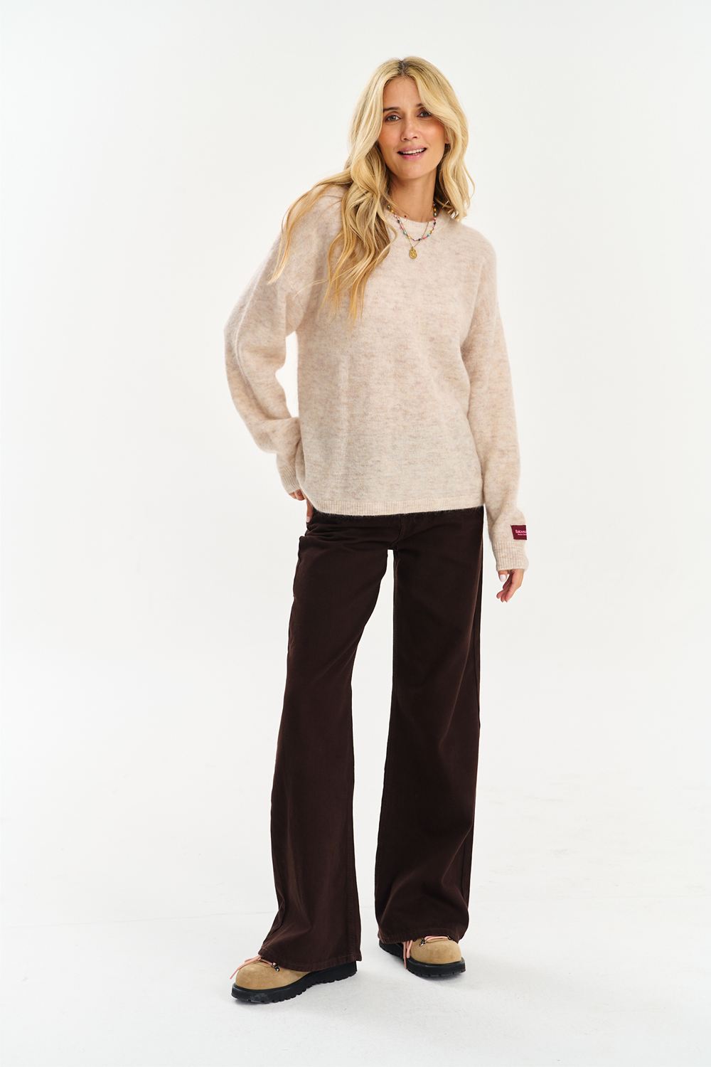 Sweter z wełną Open Sky