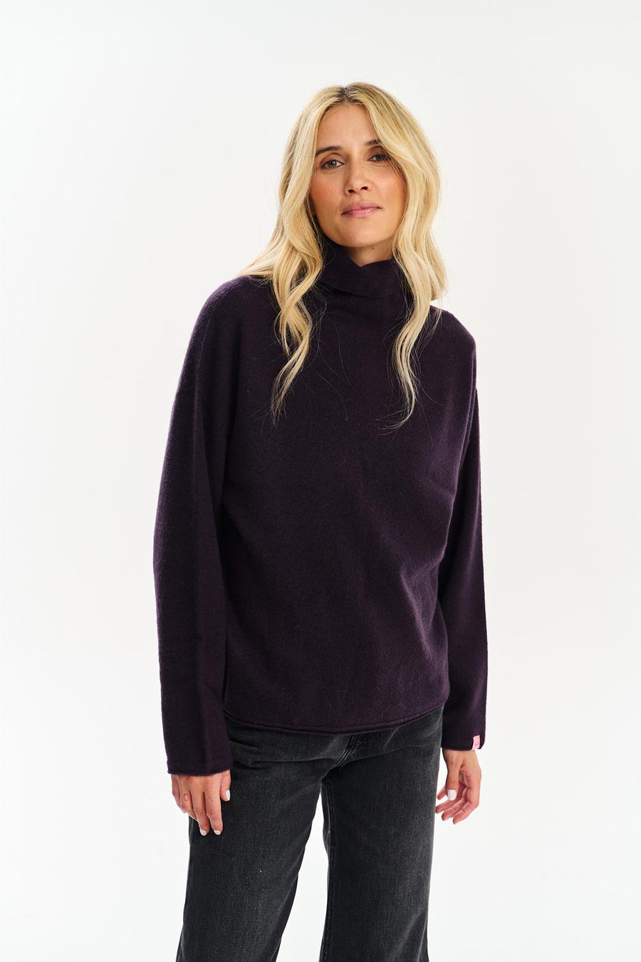 Sweter golf merino z kaszmirem Figment