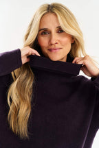 Sweter golf merino z kaszmirem Ganache