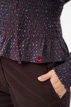 Bluzka z tencelu Plum Freckles