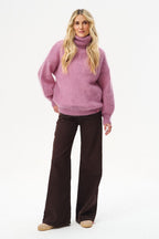 Sweter moherowy z golfem Reverie