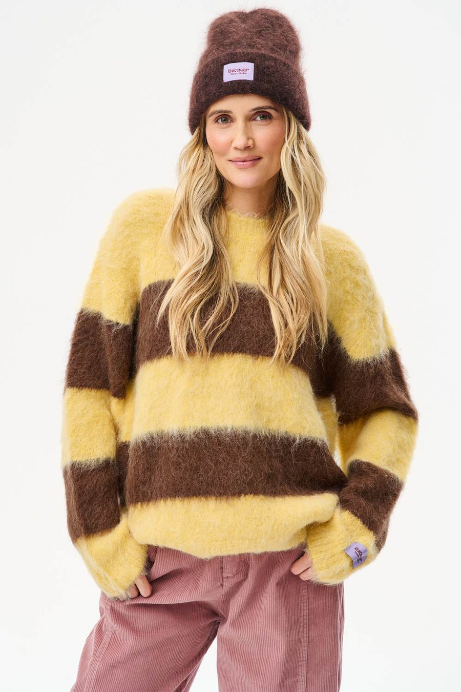 Sweter z wełną Creme Brulee