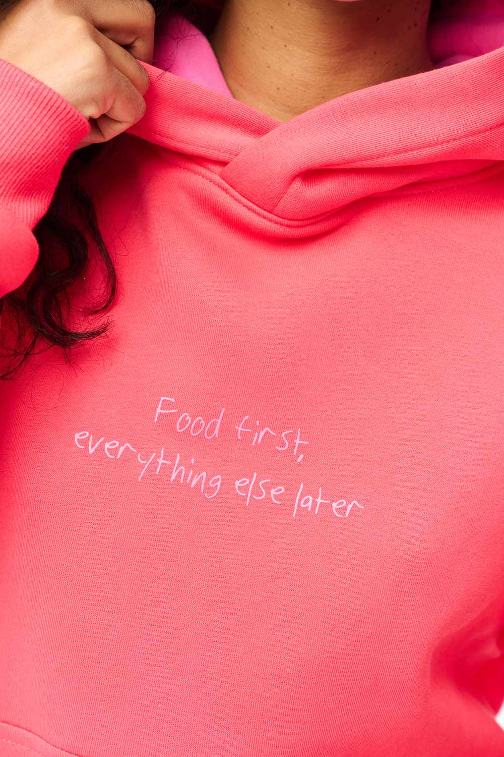 Bluza z kapturem Food First