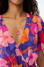 Sukienka midi Painted Peony