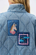 Kurtka pikowana Blue Chapter