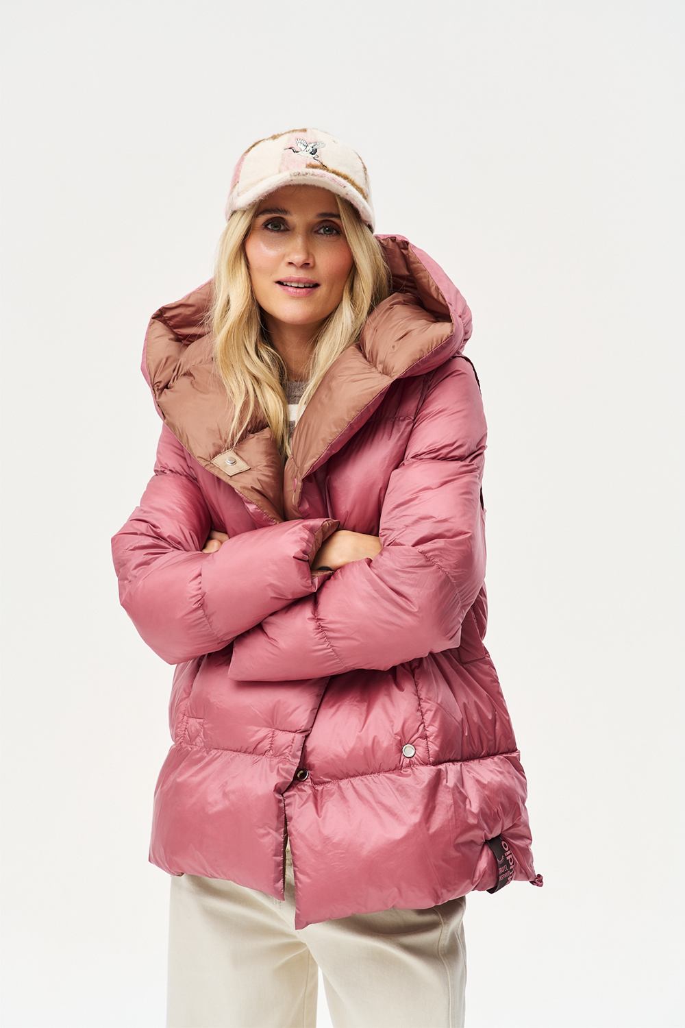 Dwustronna kurtka zimowa Alaska Caramel Blush