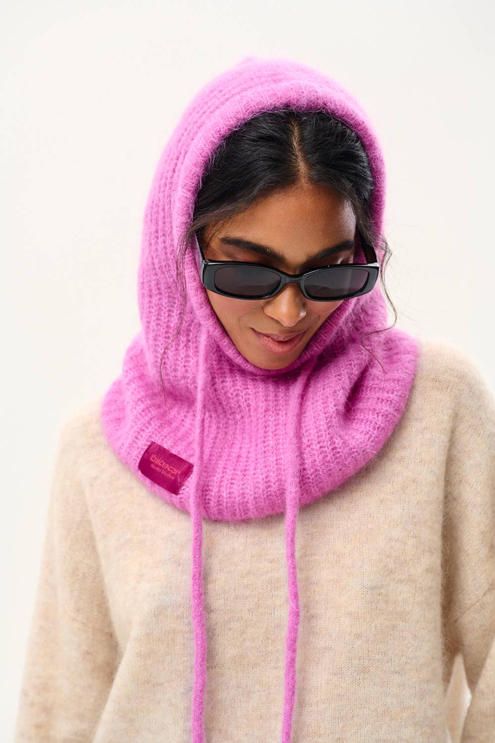Czapka Balaclava Fluffy Rose