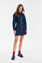 Sukienka jeansowa mini Swinging Stitch