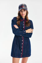 Sukienka jeansowa mini Swinging Stitch