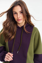 Bluza z kapturem City Plum