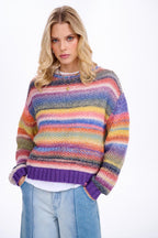 Sweter z wełną Retro Glam