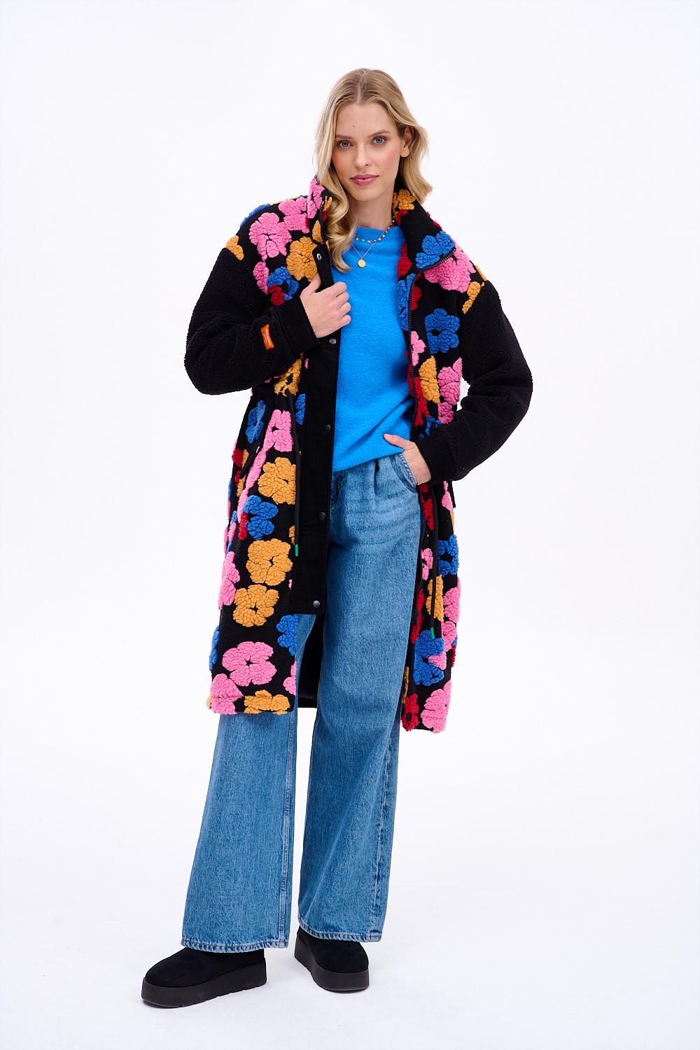 Płaszcz Teddy Floral Dream