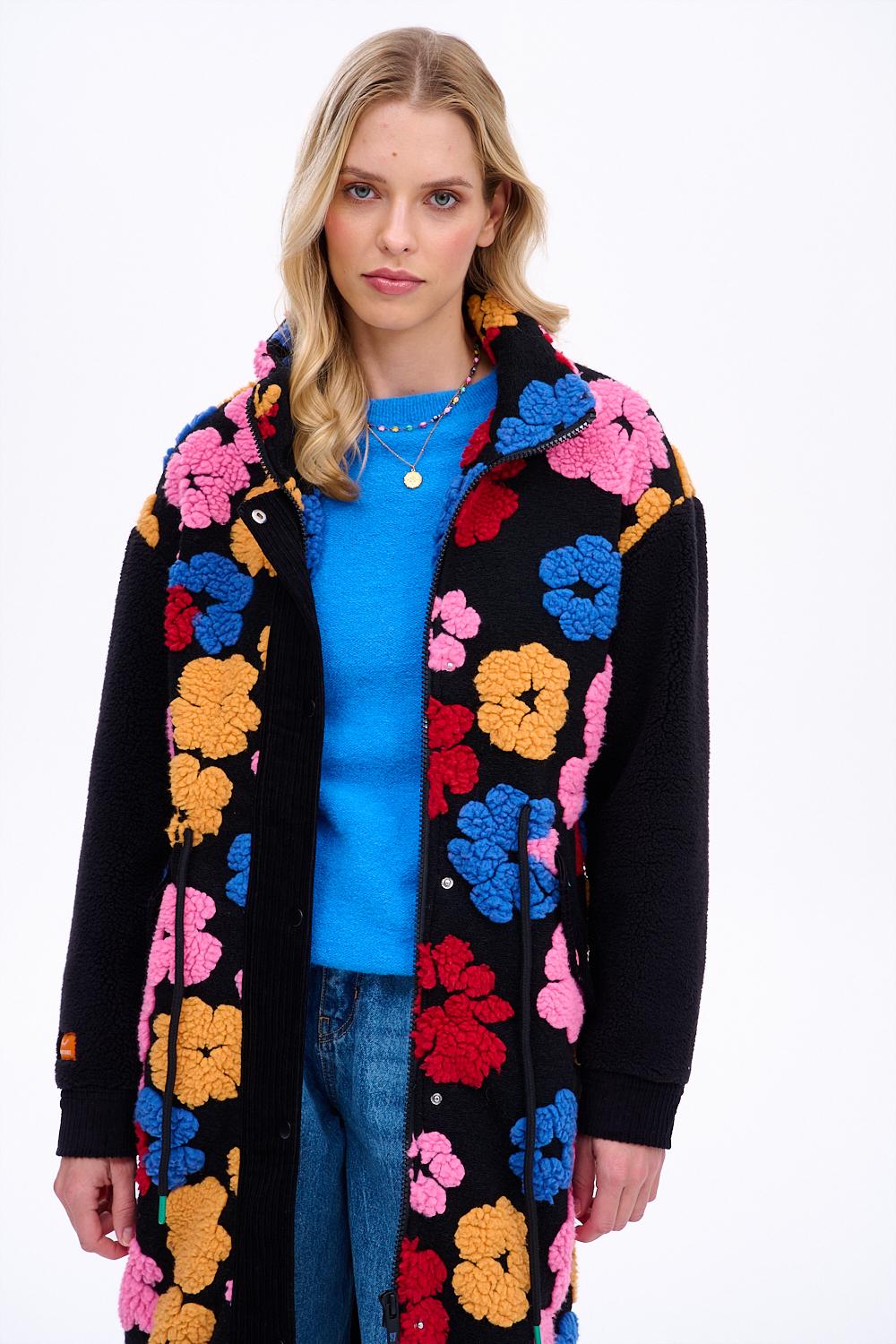 Płaszcz Teddy Floral Dream