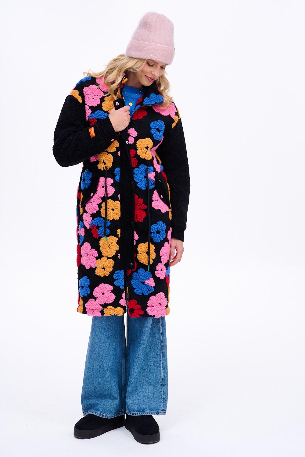 Płaszcz Teddy Floral Dream