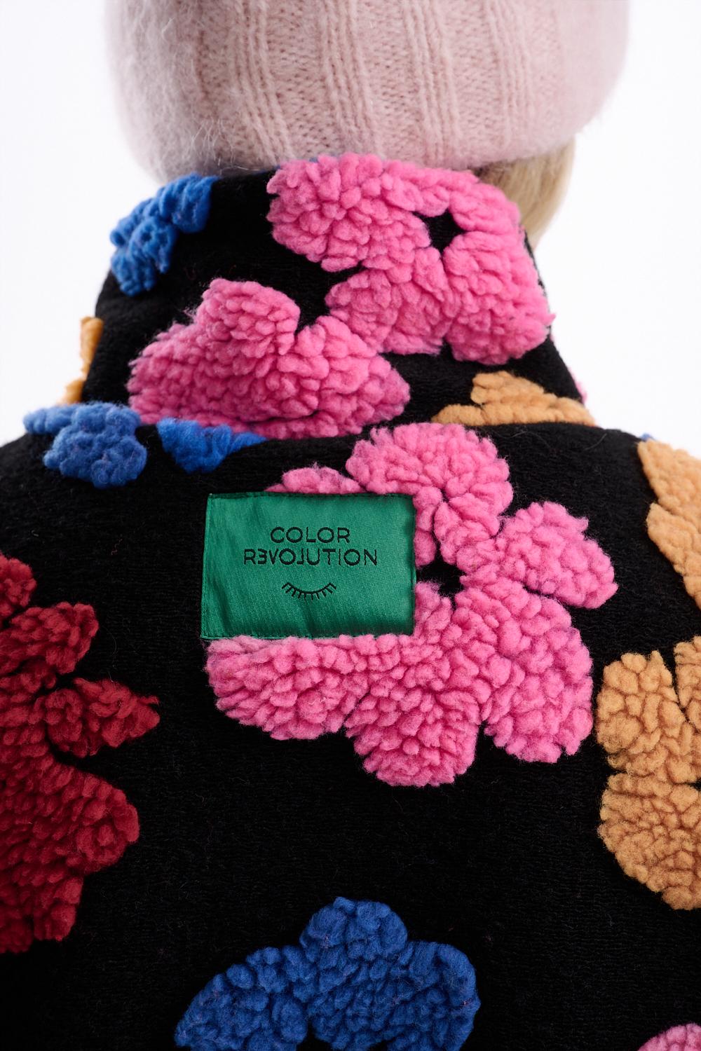 Płaszcz Teddy Floral Dream