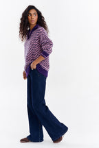 Sweter polo z moherem Touch of Mood