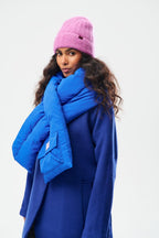 Szalik pikowany Cobalt Ice