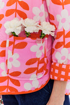 Kurtka dwustronna Peachy Bloom