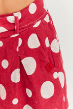 Szorty lniane Berry Drop