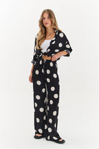 Szerokie spodnie Lucky Dots