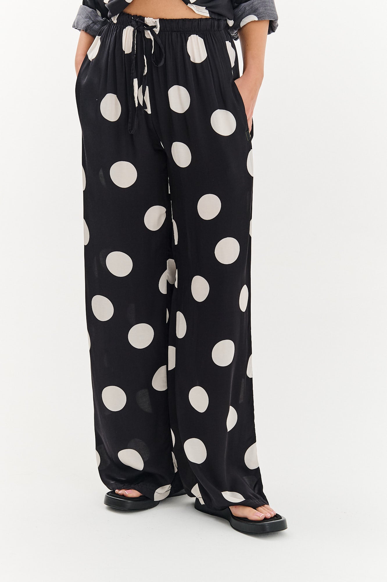 Szerokie spodnie Lucky Dots