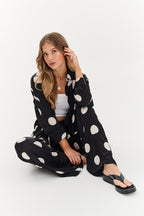 Szerokie spodnie Lucky Dots