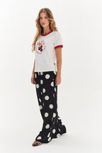 Szerokie spodnie Lucky Dots