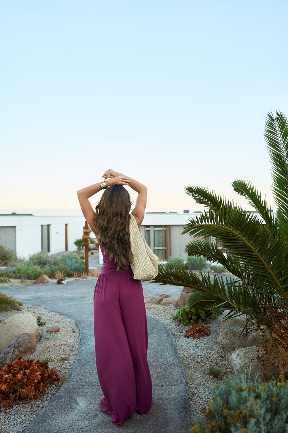 Szerokie spodnie Twilight Haze