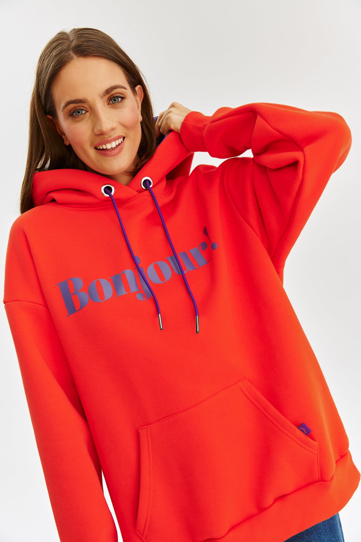 Bluza z kapturem Bonjour Adieu