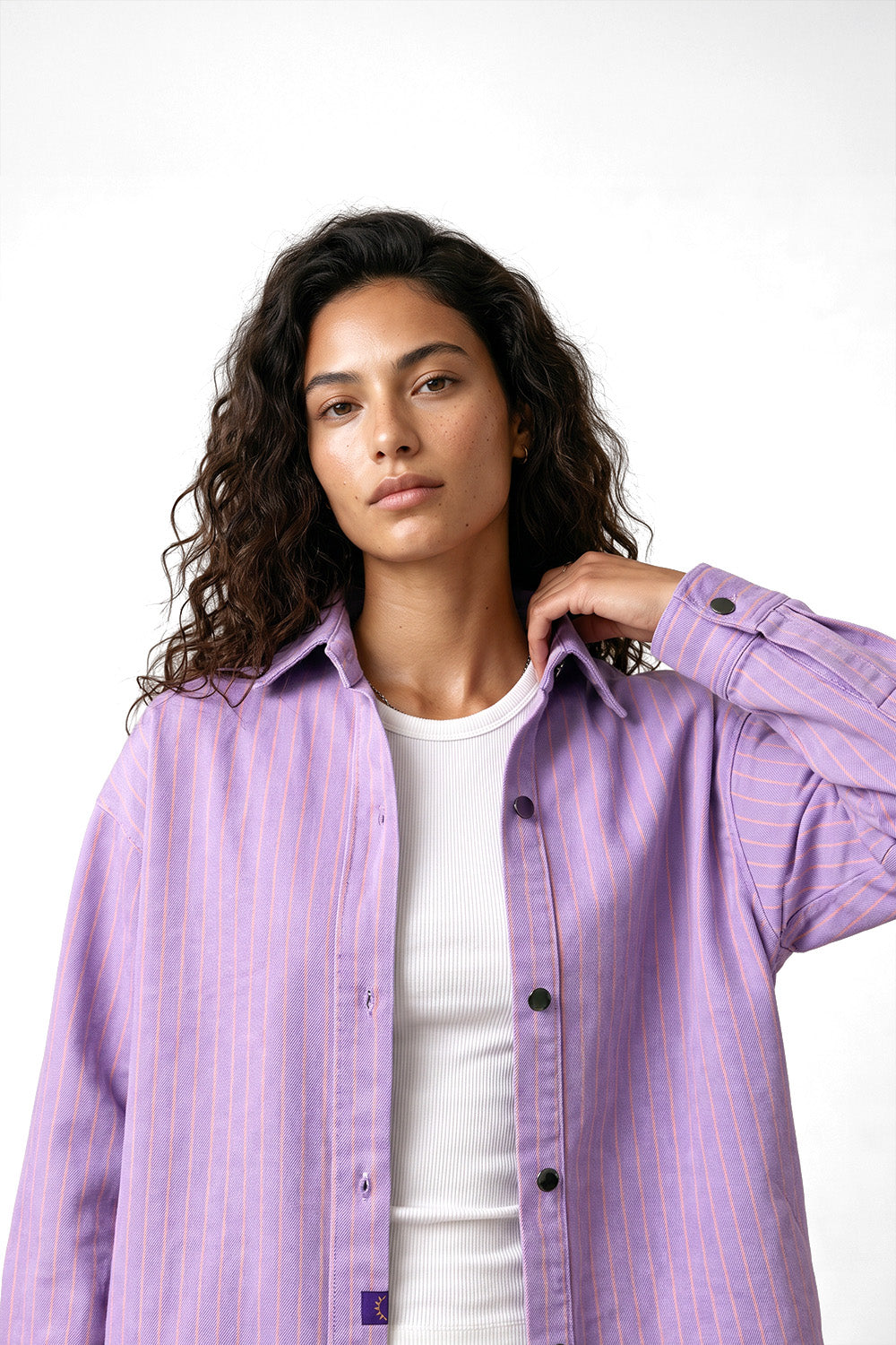 Kurtka koszulowa Lavender Ray