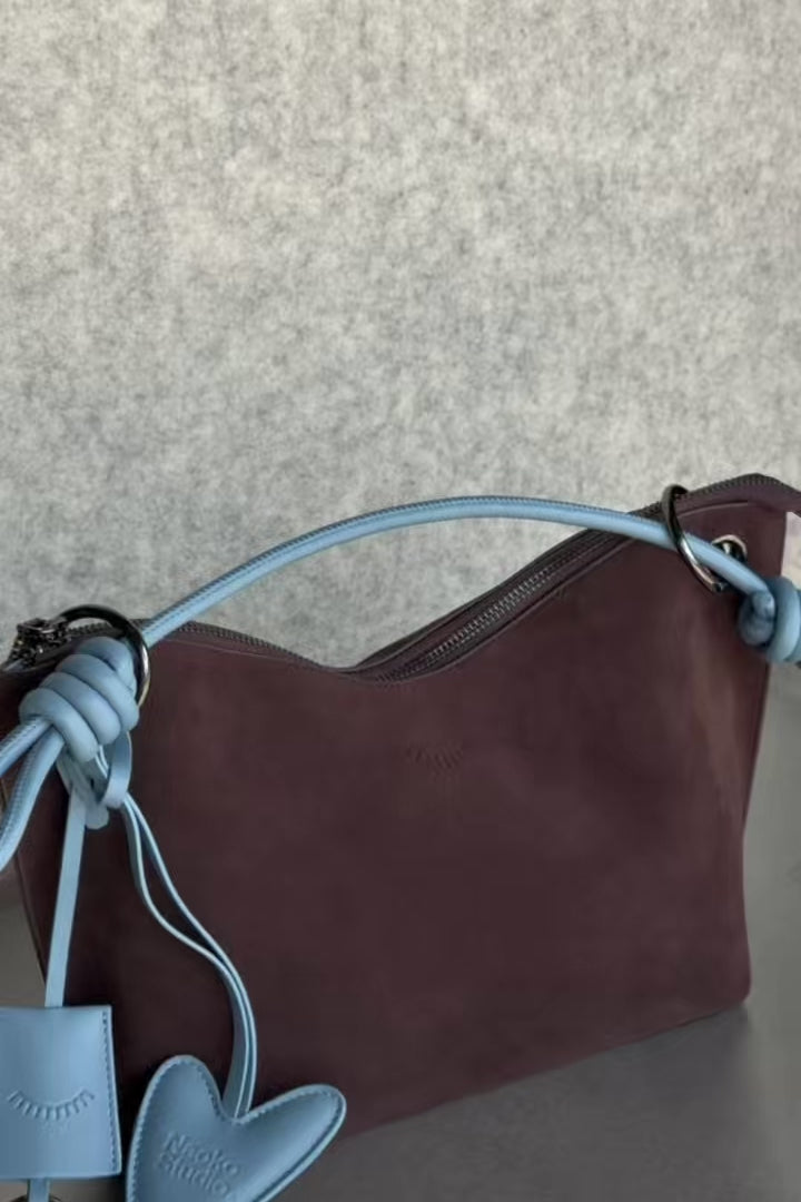 Torebka skórzana zamszowa Soft Evidence